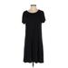 Gap Casual Dress - Shift: Black Solid Dresses - Women's Size Small