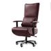 Lilac Garden Tools Genuine Leather Executive Chair Upholstered/Leather in Brown | 42.52 H x 24.8 W x 28.94 D in | Wayfair