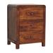 Millwood Pines Avishai Solid Wood Nightstand Wood in Brown | 23.622 H x 17.7165 W x 13.7795 D in | Wayfair 4F36E977A119498D954583CEBF108255