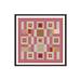 Birch Lane™ Cottage Quilt - Single Picture Frame Print Paper in Pink | 30 H x 30 W x 0.75 D in | Wayfair 40BE64F6252B41D7ACFDB18E1EA34B1B