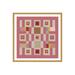 Birch Lane™ Cottage Quilt - Single Picture Frame Print Paper in Pink | 30 H x 30 W x 0.75 D in | Wayfair B6B9D7525FFA46C3B649F508DBFBA74F