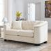 Brown Sectional - House of Hampton® Janit Modern Chesterfield Velvet Sofa, 2-Seater Sofa Velvet | 30 H x 59 W x 31.5 D in | Wayfair