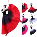 Jupes flamenco chinoises modernes pour femmes robe de danse classique espagnole jupes maxi à grand