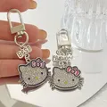 Porte-clés Hello Kitty Sanurgente porte-clés en métal pendentif perceuse flash cadeau