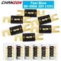 5pcs ANL Auto Blade Fuse Electric 80A 100A 150A 200A 250A 300A 5V 12V 24V 32V Fast Blow Blo Electric