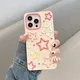 INS 3D Colorful Stars Pink Girly Case For iPhone 14 Pro Max 13 12 11 XR X XS Max Protective Cases