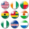 Flagge Kühlschrank Magnet Mauretanien Senegal Gambia Mali Burkina Faso Guinea Kap Verde Liberia