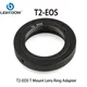 Lightdow T2-EOS T Mount Lens Ring Adapter for Canon EOS 600D 550D 500D T5i T4i T3i T2i T1i5D 7D