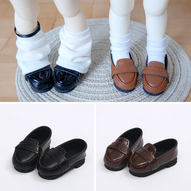 1/6 Bjd Puppe Flache Student Schuhe Leder Schuhe Puppe Uniform Schuhe Mode Puppe Casual Schuhe Puppe Zubehör Für 1/6 Bjd Yosd Msd