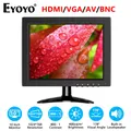 Eyoyo Monitor di sicurezza CCTV da 10 pollici Schermo LCD IPS 4:3 1024x768 Display per computer TV piccolo per PC con ingresso HDMI BNC VGA AV USB