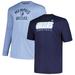 Men's Fanatics Navy/Light Blue Memphis Grizzlies Big & Tall Short Sleeve Long T-Shirt Set