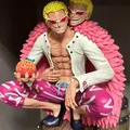 Anime One Piece Figure Donquixote Doflamingo Action Figure One Piece Shichibukai Hen 16cm PVC