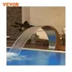 VEVOR 60x30cm/40x20cm Pool Fountain Waterfall Stainless Steel Fountain Pond Garden Swimming Feature