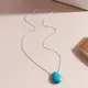Aihua Moda Bohemian Goccia d'acqua Forma Collane con ciondolo in pietra naturale Collane a catena con clavicola e pendenti per gioielli da donna