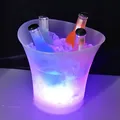 5l Eis kübel mit 6 Farben Licht wasserdicht LED Eis kübel Bar Nachtclub leuchten Champagner Whisky