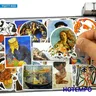 50 Stück Ölgemälde-Stil Kunst-Graffiti Künstler Van Gogh Lustige Aufkleber für Laptop Handy