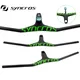 syncros bike carbon Handlebars green 28.6mm -17 angle Carbon Integrated Cockpit Handlebar For