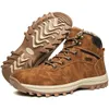 Winter Männer Stiefel Wasserdichte Leder Plüsch Super Warm Schnee Stiefel Männer Turnschuhe Outdoor Wanderschuhe Männer Stiefeletten Große Größe 38-48