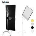 Selens Pro Video Studio Stainless Flag Panel with 4 colors Panel Cloth Black Flag Panel Cloth Kit