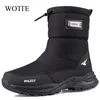 Männer Stiefel 2025 Winter Schuhe Männer Schnee Stiefel Wasserdicht Nicht-slip Dickes Fell Winter Boot Für-40 grad zip Plattform Stiefel Größe 40