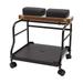 Portable Foot Bath SpaTrolley Cart with Wheels & Storage Rack Load 39.7lbs Footrest Stand Cart for Foot Rest Pedicure Manicure Funiture Massage Table Salon Supplies Coffee