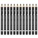 12 PCS Black Eyebrow Eyeliner Pencils Makeup Pen Waterproof Eye Brow Pencil Long-lasting Color Eye Brow Gel Pen Eye Brow Tint Pencils - Black