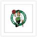 Gallery Pops NBA Boston Celtics - Primary Logo Wall Art White Framed Version 12 x 12