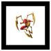 Gallery Pops Marvel Comics Spider-Man - Iron Spider-Man Wall Art Black Framed Version 12 x 12