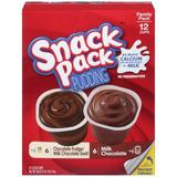 Snack Pack Chocolate Fudge & Milk Chocolate Swirl (Pack of 14)