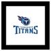 Gallery Pops NFL Tennessee Titans - Primary Mark Logotype Wall Art Black Framed Version 12 x 12