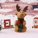 Riforla Christmas Deer Electric Toy Christmas Musical Doll Dancing and Singing Christmas Plush Swing Different Size Hop Electric Music Doll Christmas Decoration Gift Decoration Christmas Decorations C