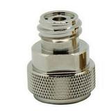 ZPSHYD Brass CO2 Adapter Brass CO2 Adapter Replace Canister Replacements for SodaStream CO2 Tank Paintball Canister Refill Adapter(Silver)