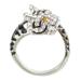 1 Pc Animal Ring Lovely Ring Zodiac Ring Adjustable Ring Finger Decor for Men Women Wearing (Tiger Silver A)