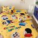 Kawaii Sanrios Bedding Quilt Cover Bed Sheets Kuromi Gifts Anime Cotton Soft Four-Piece Set Cute Cartoon Child Bed Accessories