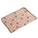 FRCOLOR Puppy Blanket Pet Cushion Small Dog Cat Bed Warm Sleep Mat Pet Dog Cat Puppy Kitten Fleece Blanket Paw Cushion 60x40CM(Brown)