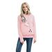 Women s Casual Pocket Hoodie Pullover Hoodie Printed Casual Pet Hoodie Pullovers for Women Women s Tunic Hoodie Tunic Zip up