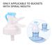 water dispenser 2 Pcs Water Tap Water Jug Stand Water Spout Water Bottle Dispenser Plastic Drinking Water Bucket Accessories (Screw Thread)