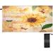 Dreamtimes Beach Towels Vintage Sunflowers Butterfly Camping Towels Flower Floral Aniaml Plant Sand Free Beach Towel 30 x60 Large Beach Towels Quick Dry Bath Travel Towels Pool Yoga Beach Mat for Me