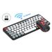 Radirus Wireless Keyboard and Mouse Combo Ergonomic Compact Silent for Computer and Laptop Suitable for Office Use