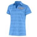 Women's Antigua Powder Blue Stewart-Haas Racing Compass Polo