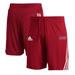 Men's adidas Crimson Loyola Marymount Lions Three-Stripe Knit Shorts