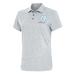 Women's Antigua Heather Gray Martin Truex Jr Motivated Polo