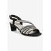 Extra Wide Width Women's Lettie Ii Sandal by Ros Hommerson in Black Micro (Size 11 WW)