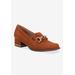 Wide Width Women's Evie Pump by Ros Hommerson in Praline Kid Suede (Size 8 W)