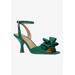 Wide Width Women's Nishia Sandal by J. Renee in Emerald (Size 11 W)