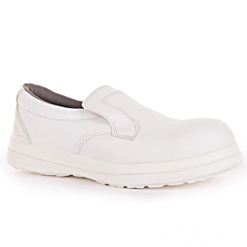 Sicherheitsschuhe S2 - Slipper mit Stahlkappe, weiß, Schuhgröße 40 Image