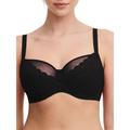 Chantelle Womens Easy Feel Floral Touch Full Cup Bra - Black Polyamide - Size 36D