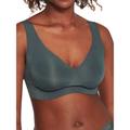 Sloggi Womens ZERO Feel Bralette - Green Polyamide - Size Small