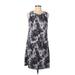 GAIAM Active Dress - Shift: Gray Paint Splatter Print Activewear - Women's Size Medium