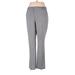 Nine West Dress Pants - Mid/Reg Rise Boot Cut Boot Cut: Gray Bottoms - Women's Size 14